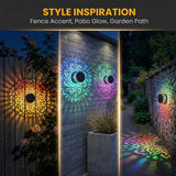 Seven-Color Changing Solar Wall Lamp