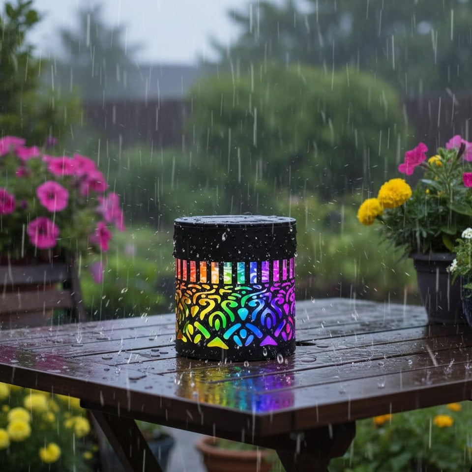 Seven-Color Changing Solar Wall Lamp