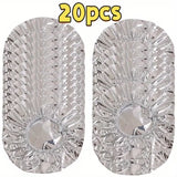 20pcs/Set Reusable Aluminum Foil Bowl
