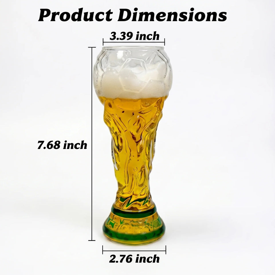 Premium 2026 Trophy Beer Glass