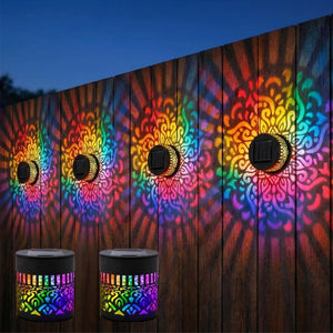 Seven-Color Changing Solar Wall Lamp