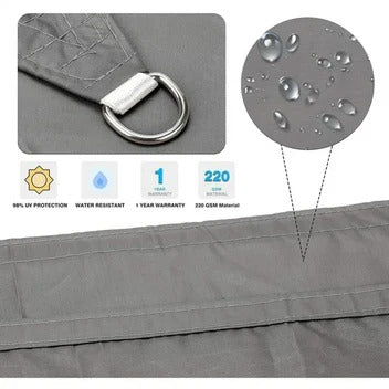 Sail Shade - Waterproof and UV Resistant Outdoor Awning for Garden and Patio