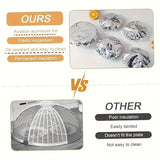 20pcs/Set Reusable Aluminum Foil Bowl
